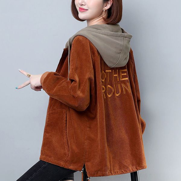 women's velvet coat new spring middle-aged mother with hooded female jacket loose plus size outerwear r739 pwxi, Black;brown
women's velvet coat new spring middle-aged mother with hooded female jacket loose plus size outerwear r739 pwxi, Black;brown