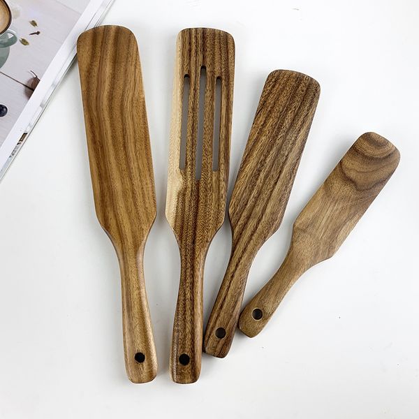 2021 new 4pcs/set non-stick pot thai teak wooden long-handled solid wood kitchen tableware spatula set j4cc
2021 new 4pcs/set non-stick pot thai teak wooden long-handled solid wood kitchen tableware spatula set j4cc