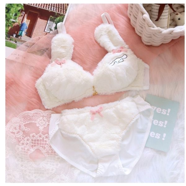 cute dog girly heart rabbit underwear pantieslolita set winter limited plush japanese style no steel ring bra suit c1211, Black;white
cute dog girly heart rabbit underwear pantieslolita set winter limited plush japanese style no steel ring bra suit c1211, Black;white