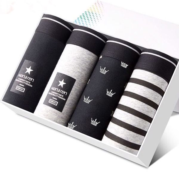 4 stks/partij mannen ondergoed katoenen boxers man ademend slipje solid shorts merk onderbroek, Black;white
4 stks/partij mannen ondergoed katoenen boxers man ademend slipje solid shorts merk onderbroek, Black;white
