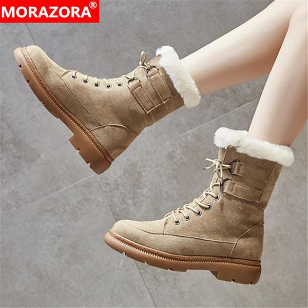 morazora winter women boots fashion keep warm ladies ankle boots for women simple lace up comfortable shoes woman black
morazora winter women boots fashion keep warm ladies ankle boots for women simple lace up comfortable shoes woman black