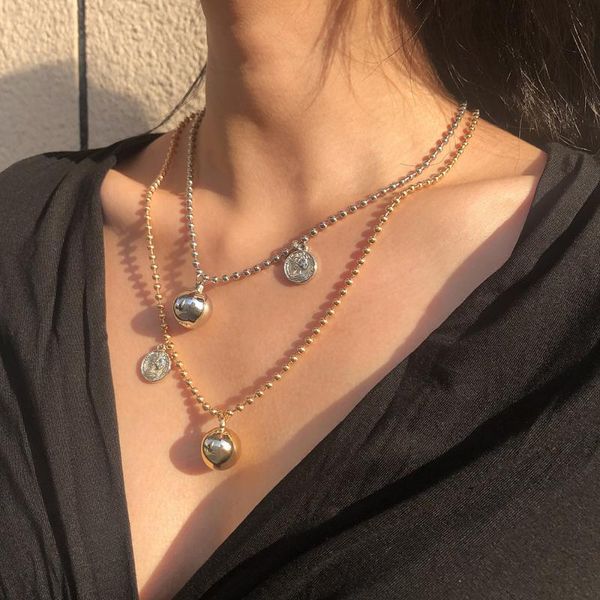 chains layer chain coin pendants necklace vintage women's neck jewelry 2021 fashion decorations for girls trendy accessories, Silver
chains layer chain coin pendants necklace vintage women's neck jewelry 2021 fashion decorations for girls trendy accessories, Silver