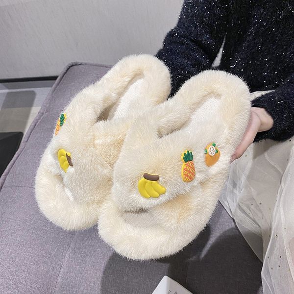 shoes low slippers flat lady winter footwear slipers women slides fur flip flops fashion girl 2020 massage plush luxury cotton y1123, Black
shoes low slippers flat lady winter footwear slipers women slides fur flip flops fashion girl 2020 massage plush luxury cotton y1123, Black
