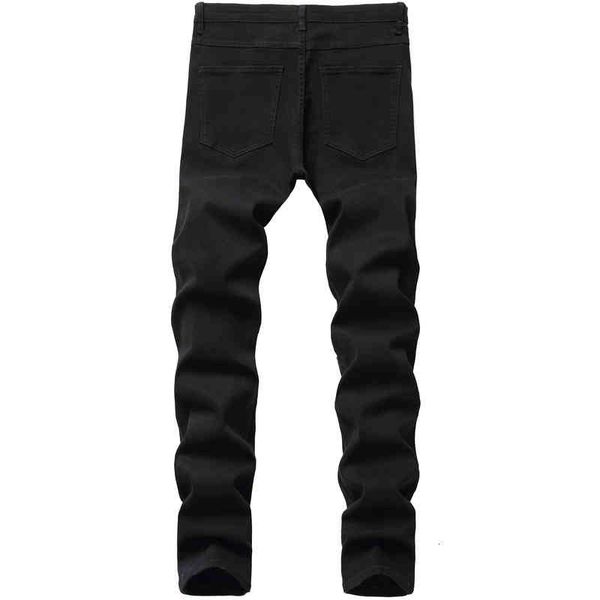men's jeans mens black fashion ripped denim pants skinny pencil holes broken biker plain solid 8h00, Blue
men's jeans mens black fashion ripped denim pants skinny pencil holes broken biker plain solid 8h00, Blue