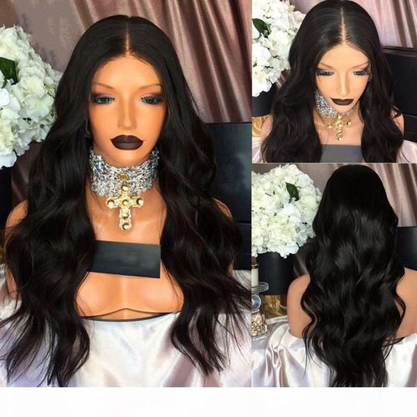 heat resistant fiber glueless body wave hair full wigs for black women natural black synthetic lace front wig with baby hair
heat resistant fiber glueless body wave hair full wigs for black women natural black synthetic lace front wig with baby hair