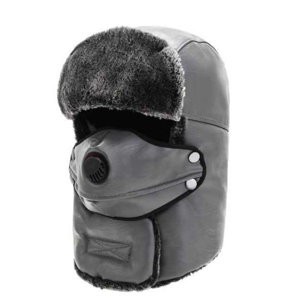winter ski hat men women thickened cold-proof outdoor sport cycling pu waterproof inner cotton ear head full protection cap, Black
winter ski hat men women thickened cold-proof outdoor sport cycling pu waterproof inner cotton ear head full protection cap, Black