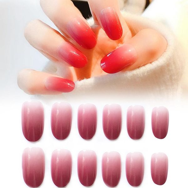 24pcs clear pink color false nails jelly pink nails short round full cover acrylic nail art fake nail tips with glue sticker, Red;gold
24pcs clear pink color false nails jelly pink nails short round full cover acrylic nail art fake nail tips with glue sticker, Red;gold