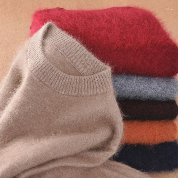2019 men's fluffy mink cashmere sweaters winter autumn men o-neck long sleeve pullovers soft warm knitwear jersey1, White;black
2019 men's fluffy mink cashmere sweaters winter autumn men o-neck long sleeve pullovers soft warm knitwear jersey1, White;black