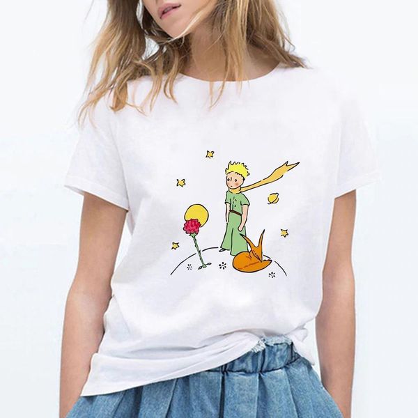 little prince art printing female t-shirt streetwear beautiful retro pretty vestidos cute pop harajuku hip hop hipster t shirt, White
little prince art printing female t-shirt streetwear beautiful retro pretty vestidos cute pop harajuku hip hop hipster t shirt, White