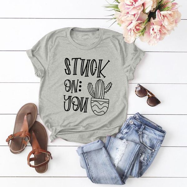 popular women's printed cactus t-shirt women's amazon cotton crew neck short sleeve top, White
popular women's printed cactus t-shirt women's amazon cotton crew neck short sleeve top, White