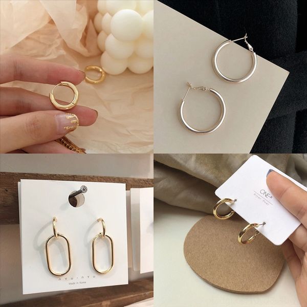 lrq luxury designer jewelry women glitter lead earring earrings ear nail korean designer zirconia fashion stud small, Golden
lrq luxury designer jewelry women glitter lead earring earrings ear nail korean designer zirconia fashion stud small, Golden