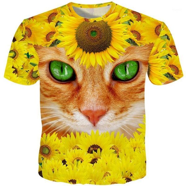 cloudstyle 2020 summer sunflower cat t-shirt men 3d printed short sleeves tshirt cute animal t shirt male streetwear plus 5xl1, White;black
cloudstyle 2020 summer sunflower cat t-shirt men 3d printed short sleeves tshirt cute animal t shirt male streetwear plus 5xl1, White;black