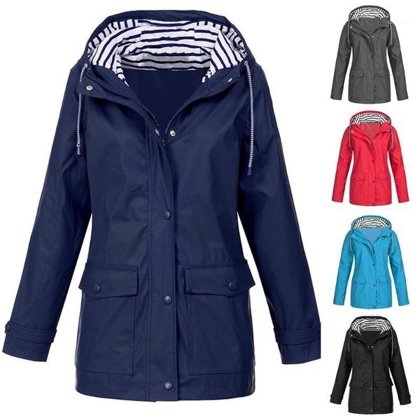 women jackets fashion female solid rain jacket outdoor waterproof hooded raincoat windbreaker lightweight winter coat jacket1, Tan;black
women jackets fashion female solid rain jacket outdoor waterproof hooded raincoat windbreaker lightweight winter coat jacket1, Tan;black