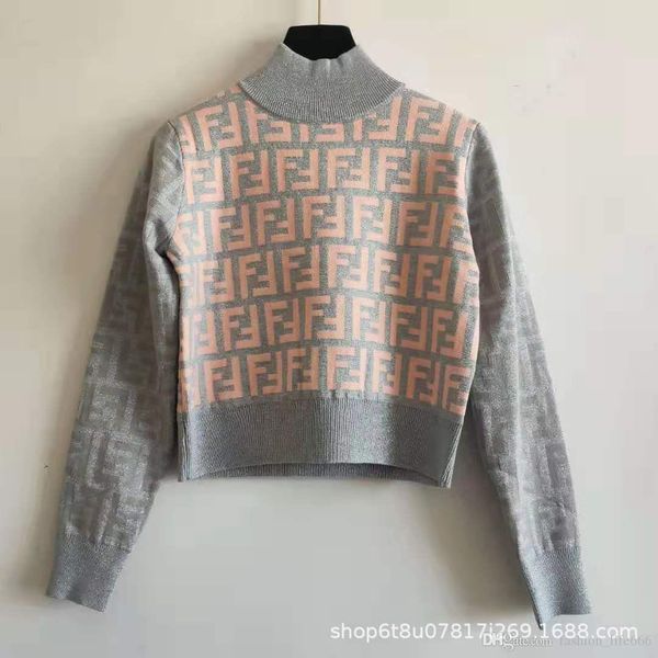 2021 designer women's sweater autumn and winter new classic letter jacquard pullover half high neck long sleeve pullover sleeves slim s, White;black
2021 designer women's sweater autumn and winter new classic letter jacquard pullover half high neck long sleeve pullover sleeves slim s, White;black