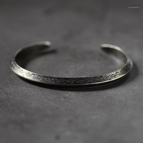 new retro bracelet viking pattern titanium steel casual old fashion jewelry pulseira open bracelets for men and women1, Golden;silver
new retro bracelet viking pattern titanium steel casual old fashion jewelry pulseira open bracelets for men and women1, Golden;silver
