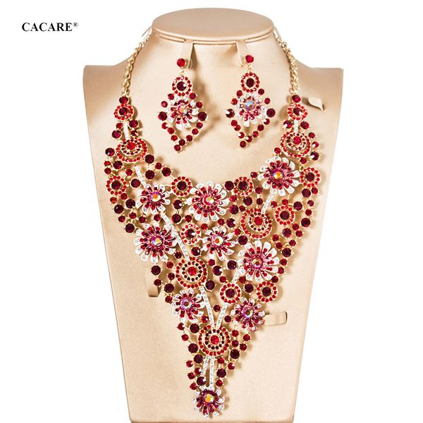 luxury vintage jewelry set necklace earrings maxi women big pendent statement collares f0034 with rhinestones 6 colors, Silver
luxury vintage jewelry set necklace earrings maxi women big pendent statement collares f0034 with rhinestones 6 colors, Silver