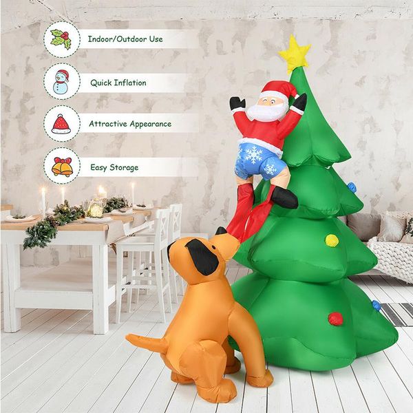 santa claus 6ft inflatable inflated christmas tree air blow upcostume santa decor led lights outdoor yard decoration
santa claus 6ft inflatable inflated christmas tree air blow upcostume santa decor led lights outdoor yard decoration