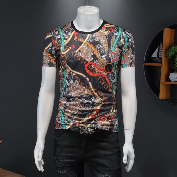 2023 summer men's short-sleeved round neck t-shirt printing retro fashion personality trend ice silk bottoming shirts asian size s-4xl, White;black
2023 summer men's short-sleeved round neck t-shirt printing retro fashion personality trend ice silk bottoming shirts asian size s-4xl, White;black