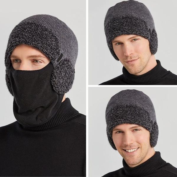 beanie/skull caps winter hats for men women hat cap balaclava knitted scarf mask set 2021 bonnet wool, Blue;gray
beanie/skull caps winter hats for men women hat cap balaclava knitted scarf mask set 2021 bonnet wool, Blue;gray