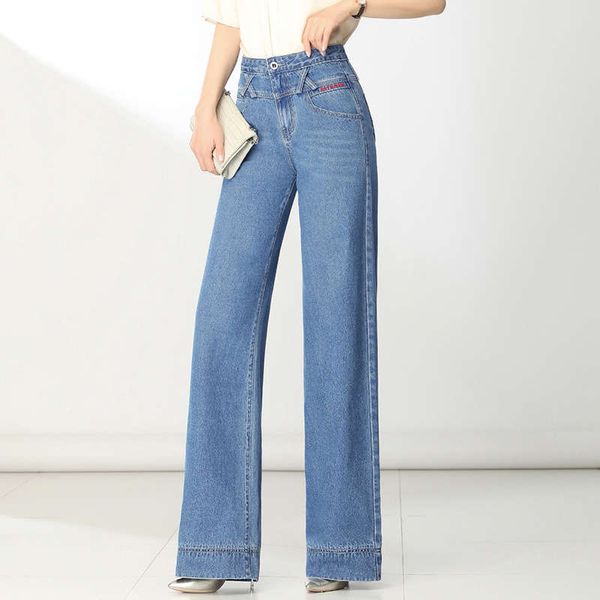 spring and autumn 2020 new wide leg high waisted women's loose jeans, Blue
spring and autumn 2020 new wide leg high waisted women's loose jeans, Blue