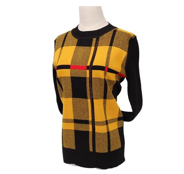 sweater for women autumn plaid winter fall casual pullovers o-neck female knitwear women's sweaters yellow 1886, White;black
sweater for women autumn plaid winter fall casual pullovers o-neck female knitwear women's sweaters yellow 1886, White;black