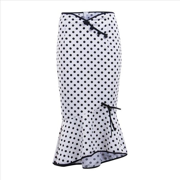 womens skirts women skirt vintage high waist mermaid ruffle stretch polka dot skirt drop shipping good quality, Black
womens skirts women skirt vintage high waist mermaid ruffle stretch polka dot skirt drop shipping good quality, Black
