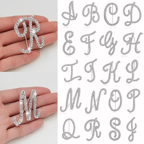 a-z 26 initial letters rhinestone brooch women fashion ornament for clothes bag charm accessories, Gray
a-z 26 initial letters rhinestone brooch women fashion ornament for clothes bag charm accessories, Gray
