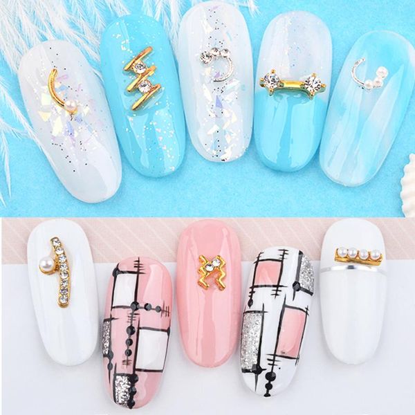 nail art decorations rban 5pcs metal alloy rhinestones for nails 3d crystal pearl design manicure diamonds, Silver;gold
nail art decorations rban 5pcs metal alloy rhinestones for nails 3d crystal pearl design manicure diamonds, Silver;gold