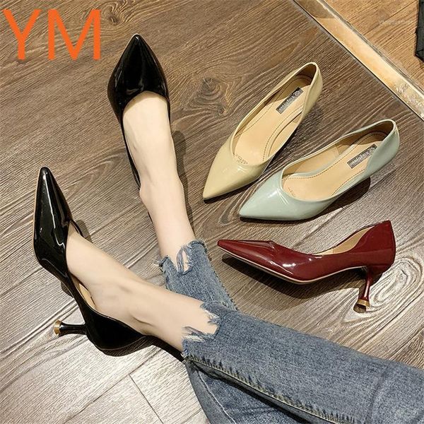 spring/autumn women leather pu pumps pointed toe slip on party office daily weekly shoes all match women shoes high heel pumps1, Black
spring/autumn women leather pu pumps pointed toe slip on party office daily weekly shoes all match women shoes high heel pumps1, Black