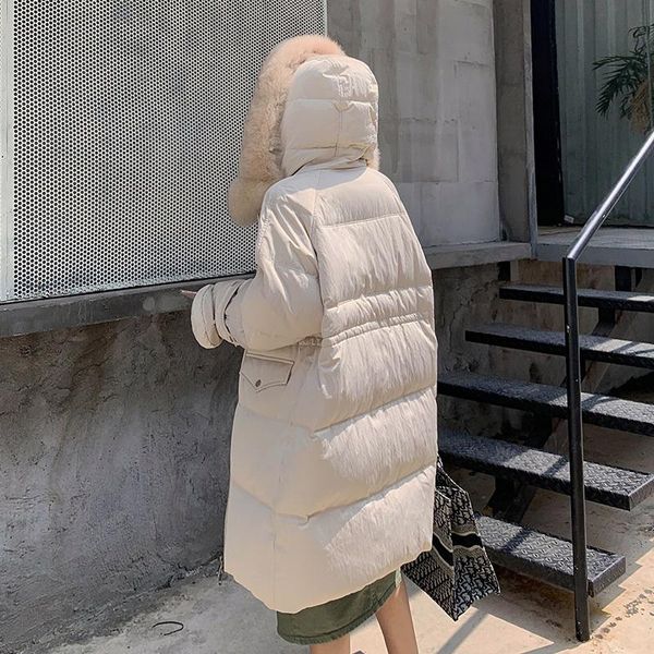 white duck down coat big fur collar winter coat women down jacket korean warm parka puffer jacket casaco b19r02080yy1392, Black
white duck down coat big fur collar winter coat women down jacket korean warm parka puffer jacket casaco b19r02080yy1392, Black