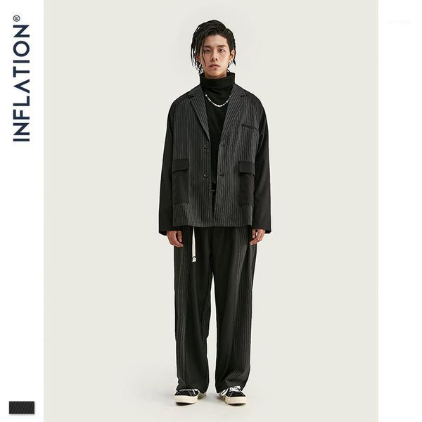 inflation men patchwork blazer loose fit fashion suit brand street men casual blazer black color masculino blazers mens suit1, White;black
inflation men patchwork blazer loose fit fashion suit brand street men casual blazer black color masculino blazers mens suit1, White;black