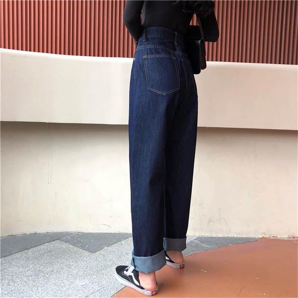 korean 2020 spring autumn new women solid fashion high waist loose casual soft wide leg jeans slim pants high quality, Blue
korean 2020 spring autumn new women solid fashion high waist loose casual soft wide leg jeans slim pants high quality, Blue