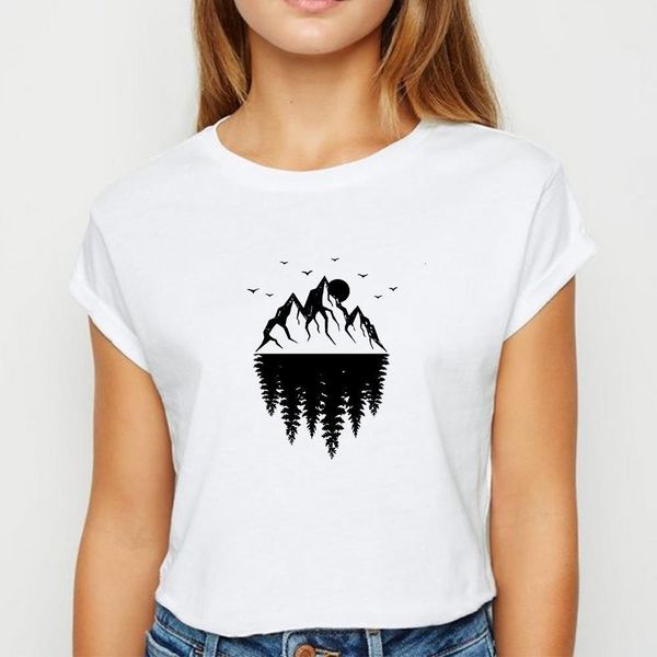 new t-shirt female mountain sunset tshirt ulzzang ropa mujer spring summer women's shirt white vintage o-collar t-shirts
new t-shirt female mountain sunset tshirt ulzzang ropa mujer spring summer women's shirt white vintage o-collar t-shirts