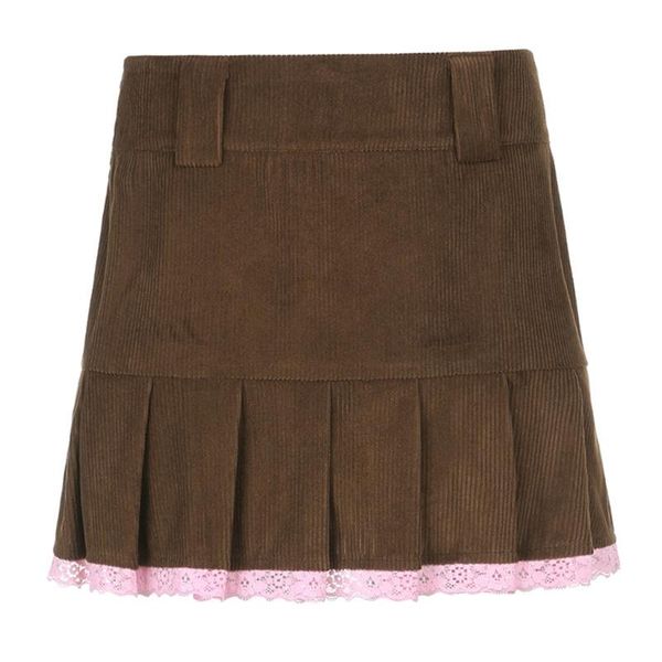 skirts women autumn brown velvet high waist mini pleated skirt vintage 90s harajuku lace patchwork hem kawaii a-line streetwear, Black
skirts women autumn brown velvet high waist mini pleated skirt vintage 90s harajuku lace patchwork hem kawaii a-line streetwear, Black