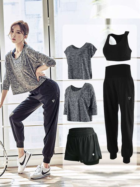 morning running suit women's quick dry clothes beginner's gym yoga net red loose autumn and winter, Gray
morning running suit women's quick dry clothes beginner's gym yoga net red loose autumn and winter, Gray