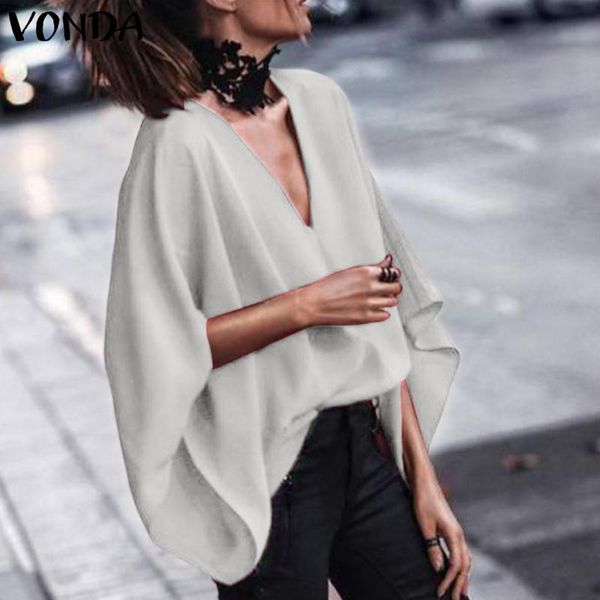 office ladies women blouse female spring summer blouse 2020 vonda women plus size shirts baggy blusas shirt plus size, White
office ladies women blouse female spring summer blouse 2020 vonda women plus size shirts baggy blusas shirt plus size, White