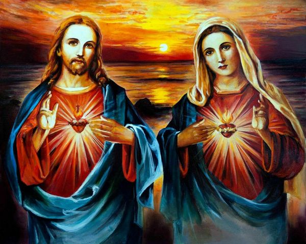 catholic paintings jesus and mary hearts home decoration handcrafts /hd print oil painting on canvas wall art canvas pictures 201119
catholic paintings jesus and mary hearts home decoration handcrafts /hd print oil painting on canvas wall art canvas pictures 201119