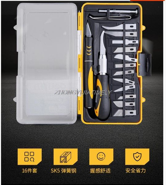 professional hand tool sets carving knife, fruit handmade utility woodworking combination knife,16pcs/set
professional hand tool sets carving knife, fruit handmade utility woodworking combination knife,16pcs/set