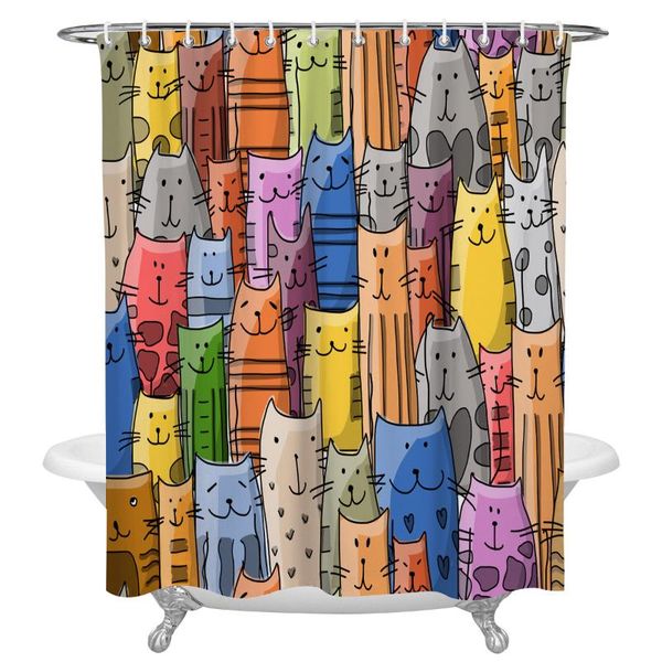 shower curtains cartoon animal color cat waterproof curtain polyester fabric multi-size bathroom home decor accessories
shower curtains cartoon animal color cat waterproof curtain polyester fabric multi-size bathroom home decor accessories