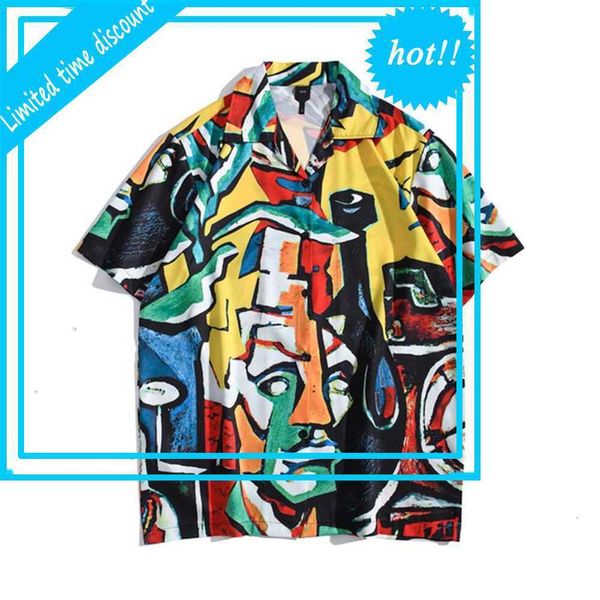 graffit hawaiian men vintage street men's shirts summer beach holiday male shirt blouse, White;black
graffit hawaiian men vintage street men's shirts summer beach holiday male shirt blouse, White;black