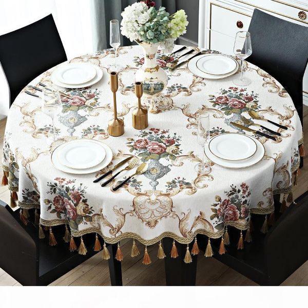 giantex decorative round european chenille tablecloth for home dining room table cover european classical tassel catering jllrwr
giantex decorative round european chenille tablecloth for home dining room table cover european classical tassel catering jllrwr