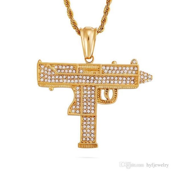 cool men hip hop full rhinestone inlay pendants necklace 316l stainless steel 18k gold plated jewelry, Silver
cool men hip hop full rhinestone inlay pendants necklace 316l stainless steel 18k gold plated jewelry, Silver