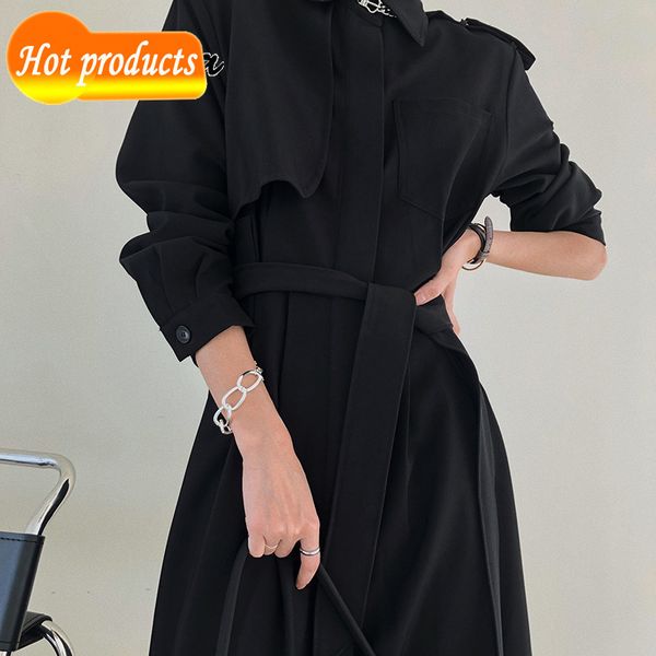 russian casual autumn loose coat with simple long classic trench femme vintage overcoats jacket outwear fma2, Tan;black
russian casual autumn loose coat with simple long classic trench femme vintage overcoats jacket outwear fma2, Tan;black