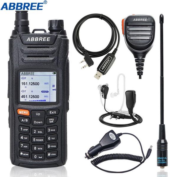 walkie talkie abbree ar-f6 portable multi-band multi-functional vhf uhf dtmf 999ch vox sos scanning satch ham cb radio
walkie talkie abbree ar-f6 portable multi-band multi-functional vhf uhf dtmf 999ch vox sos scanning satch ham cb radio