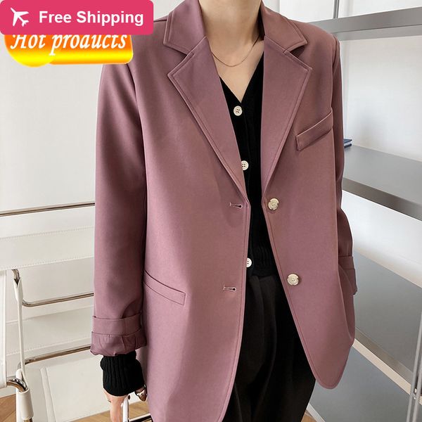 2021 new high street fashion the women's fashions fancy korean ladies blazer office woman released autumn purple blazers 4wid, White;black
2021 new high street fashion the women's fashions fancy korean ladies blazer office woman released autumn purple blazers 4wid, White;black