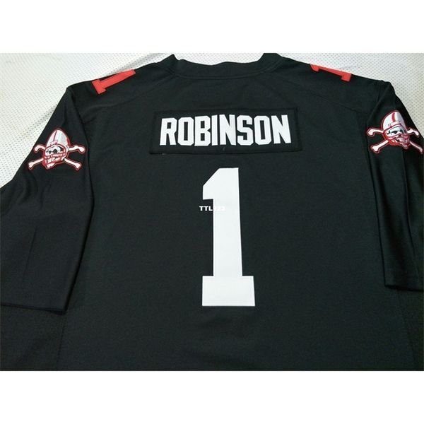 new nebraska cornhuskers #1 black wandale robinson real embroidery college football jersey size s-4xl or custom any name or number jersey
new nebraska cornhuskers #1 black wandale robinson real embroidery college football jersey size s-4xl or custom any name or number jersey