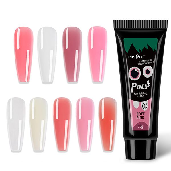 15ml clear pink poly nail uv gel led builder poly acrylic crystal gel for manicure nail art tip extension vernish polish gel g382, Red;pink
15ml clear pink poly nail uv gel led builder poly acrylic crystal gel for manicure nail art tip extension vernish polish gel g382, Red;pink