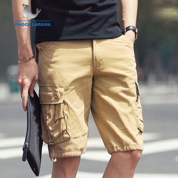 2019 new summer men's baggy multi pocket zipper cargo shorts breeches male long mens tactical short male plus size1, White;black
2019 new summer men's baggy multi pocket zipper cargo shorts breeches male long mens tactical short male plus size1, White;black