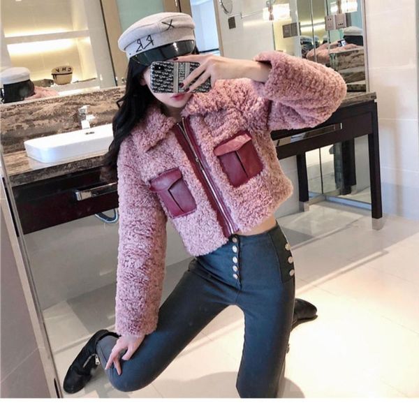 lambskin coat women's autumn winter 2020 new fur and fur all in one, short hairy with cashmere thickening, Black;brown
lambskin coat women's autumn winter 2020 new fur and fur all in one, short hairy with cashmere thickening, Black;brown