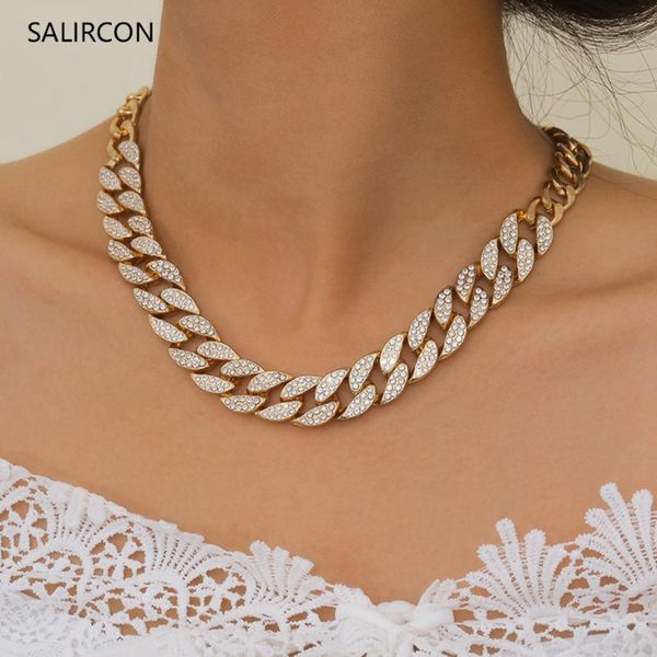 salircon goth miami cuban cosulsy choker ожерелье для женщин толстая цепь золотой цвет горный хрусталь ожерелье горугов панк ювелирные издел, Silver
salircon goth miami cuban cosulsy choker ожерелье для женщин толстая цепь золотой цвет горный хрусталь ожерелье горугов панк ювелирные издел, Silver